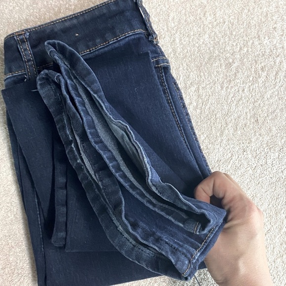 Vintage Y2K Bluenotes Dark Wash Low Rise Flare Leg Jeans 26 - Picture 10 of 15